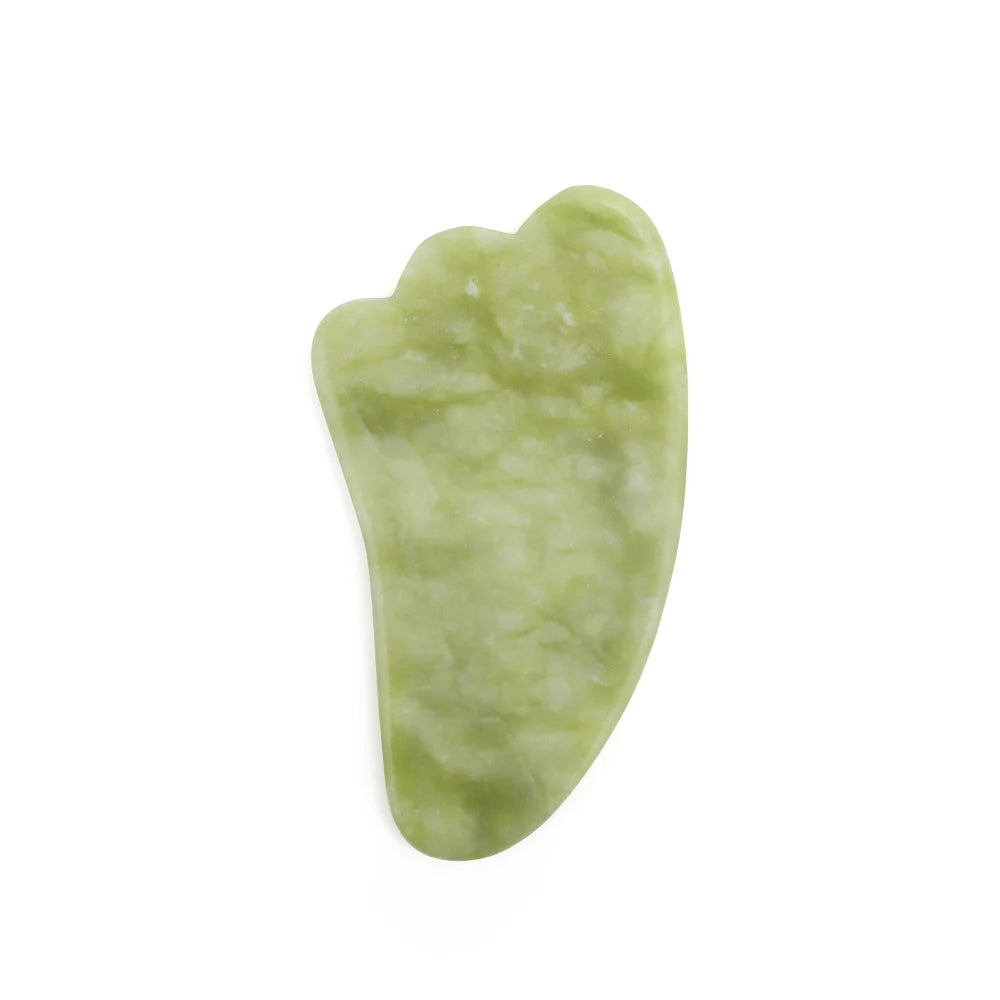 Natural Jade Gua Sha Board Original Rose Quartz Facial Massager Roller Stone Massage Face Neck Skin Lifting Care Face Mask