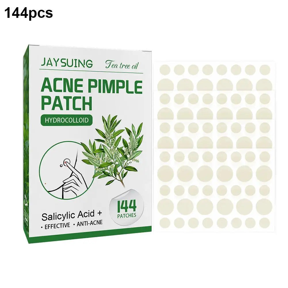 Tea Tree Oil Acne Pimple Patches Translucent Matte Hydrocolloid Salicylic Acid Tea Tree Oil For Inflamed Acne Improve Whiteheads