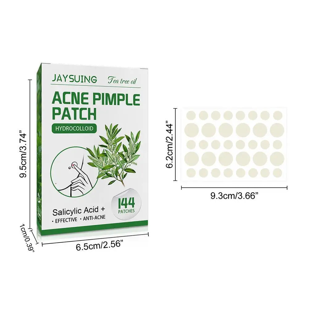 Tea Tree Oil Acne Pimple Patches Translucent Matte Hydrocolloid Salicylic Acid Tea Tree Oil For Inflamed Acne Improve Whiteheads