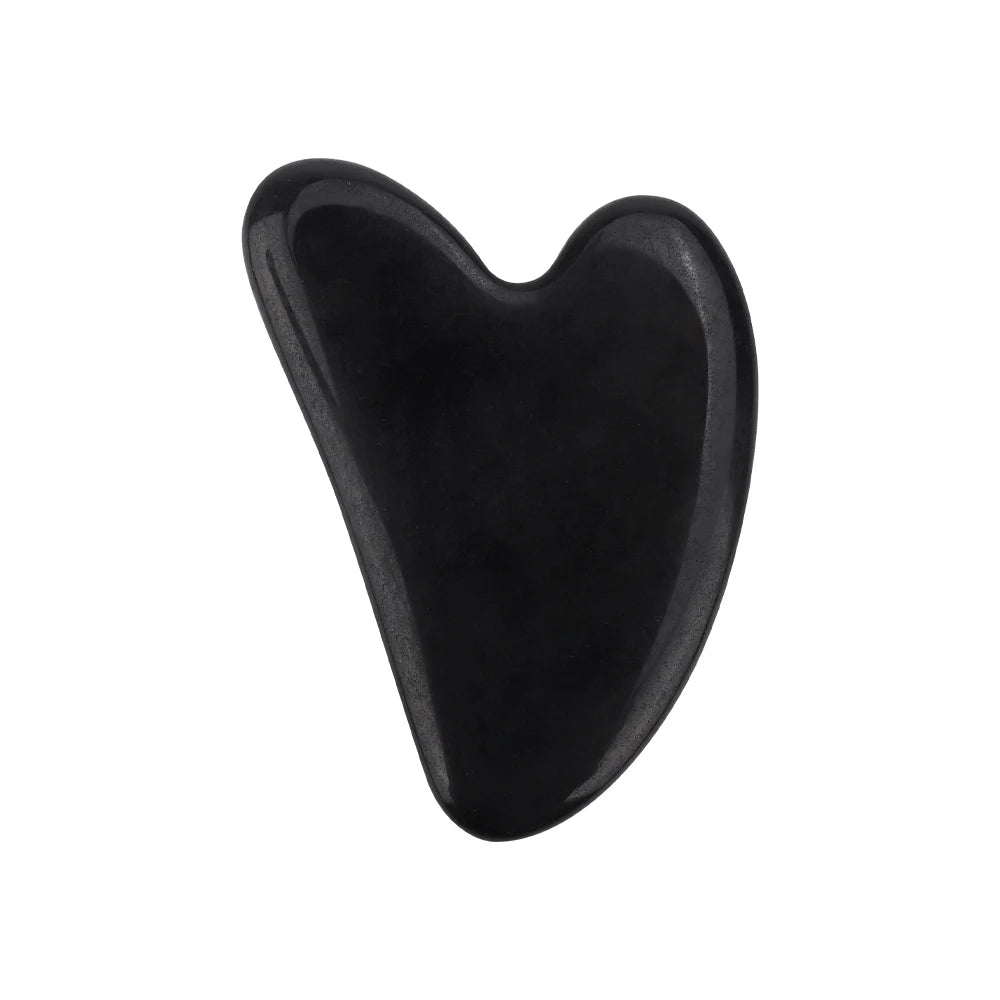 Natural Jade Gua Sha Board Original Rose Quartz Facial Massager Roller Stone Massage Face Neck Skin Lifting Care Face Mask