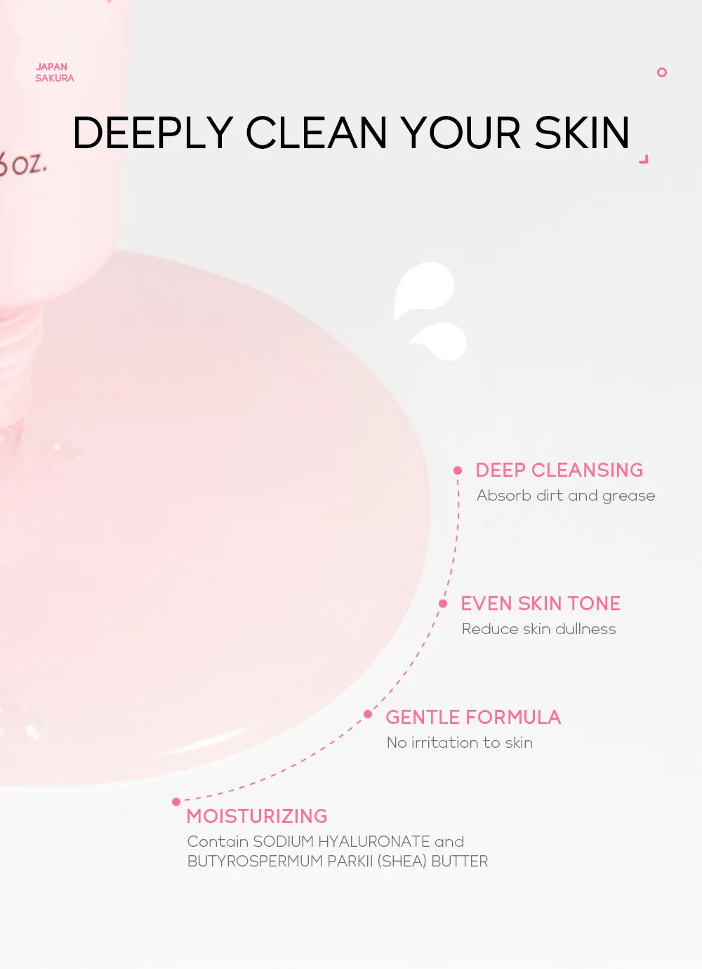 LAIKOU 24K Gold Sakura Peeling Face Mask Firming Brightening Blackhead Removal Facial Tear Off Mask Skin Care Products