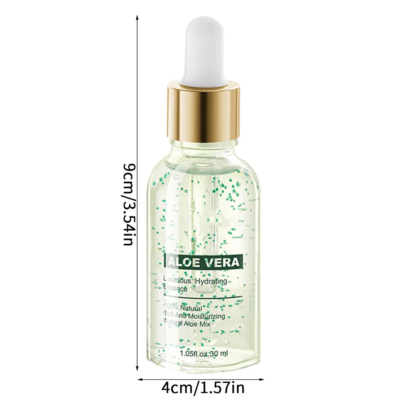 Organic Aloe Vera Gel 30ML Aloe Vera Luxurious Moisturizing Essence Aloe Vera Hydrating Serums Infuses Skin With Moisture And