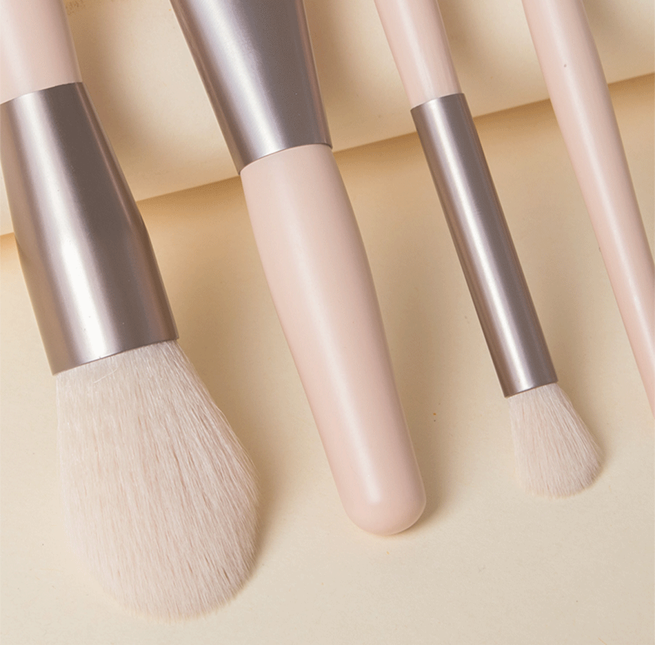 8pcs Travel Women Unicorn Makeup Brushes Set Portable Soft Concealer Beauty Foundation Eye Shadow Tool Eyelash Brush With Bag