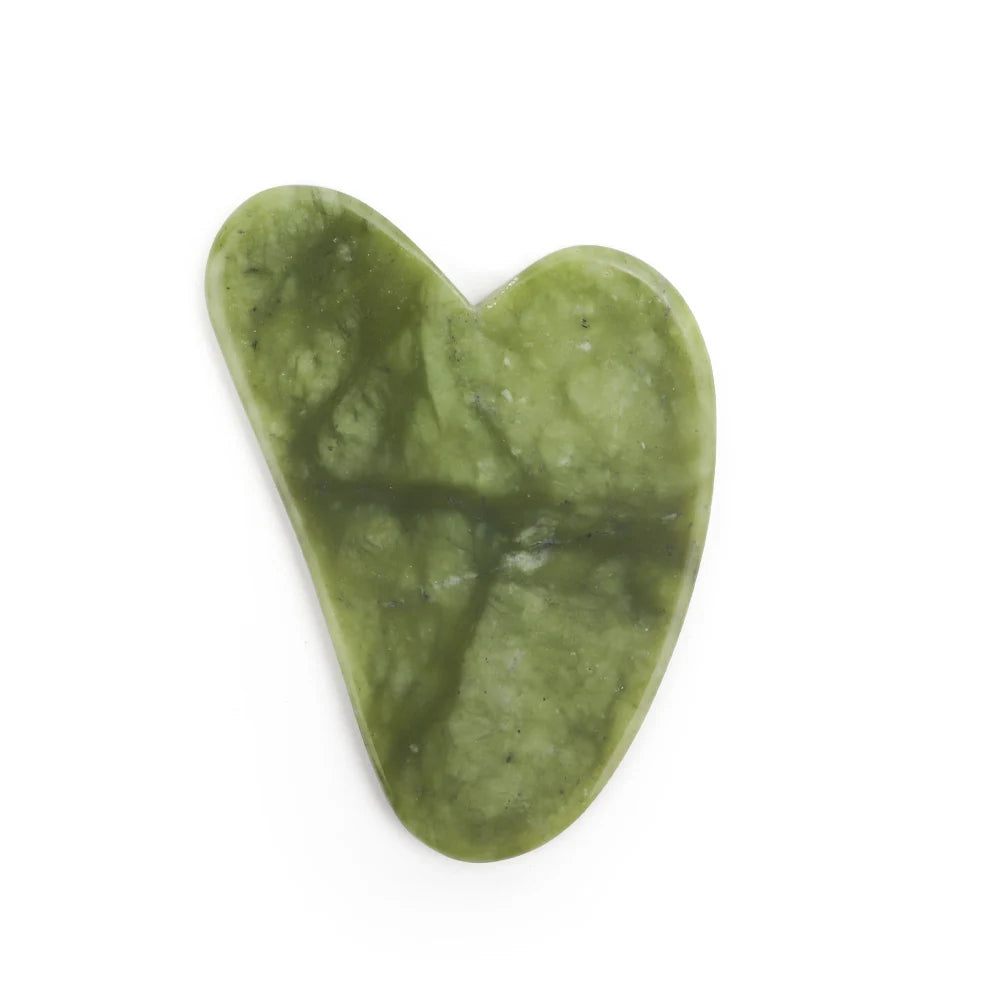 Natural Jade Gua Sha Board Original Rose Quartz Facial Massager Roller Stone Massage Face Neck Skin Lifting Care Face Mask