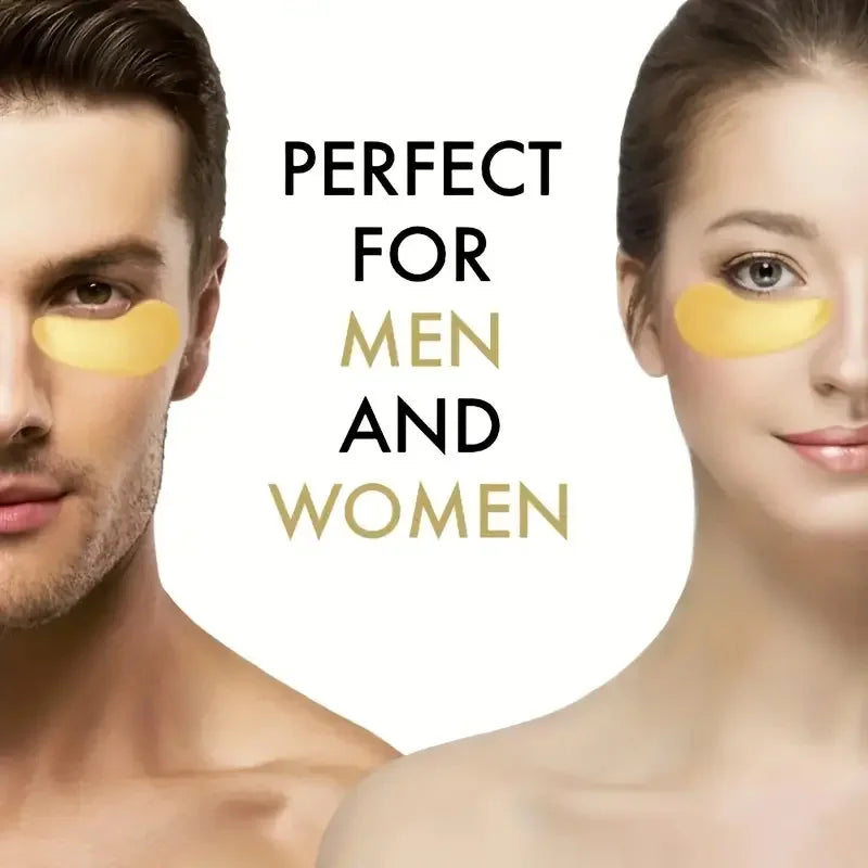 ✨ 24K Gold Collagen Eye Mask – Anti-Dark Circles, Anti-Wrinkle, Hydrating Patches