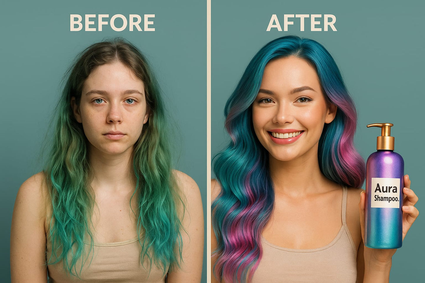 Mermaid Hair Coloring Shampoo