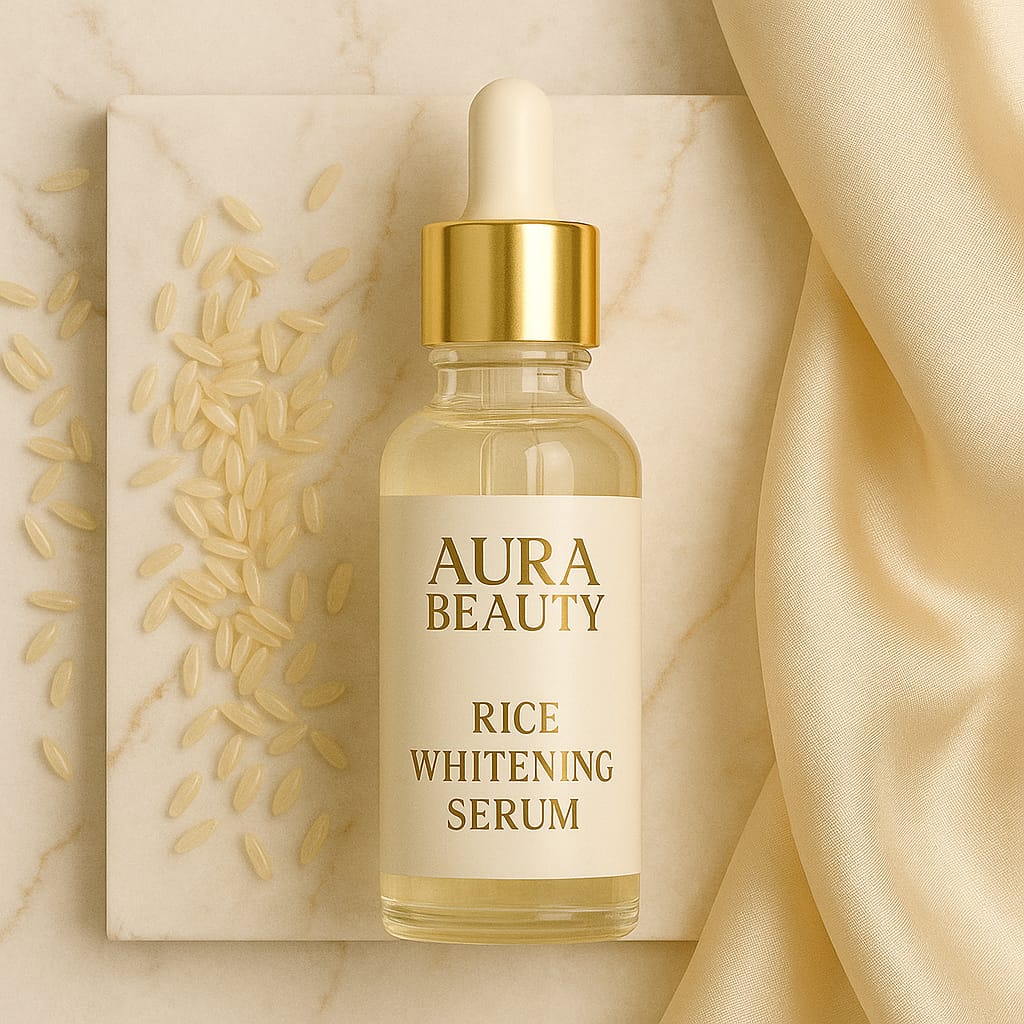 Aura Beauty Rice Whitening Serum – Anti-Aging & Moisturizing Cream - aura beauty cosmetics