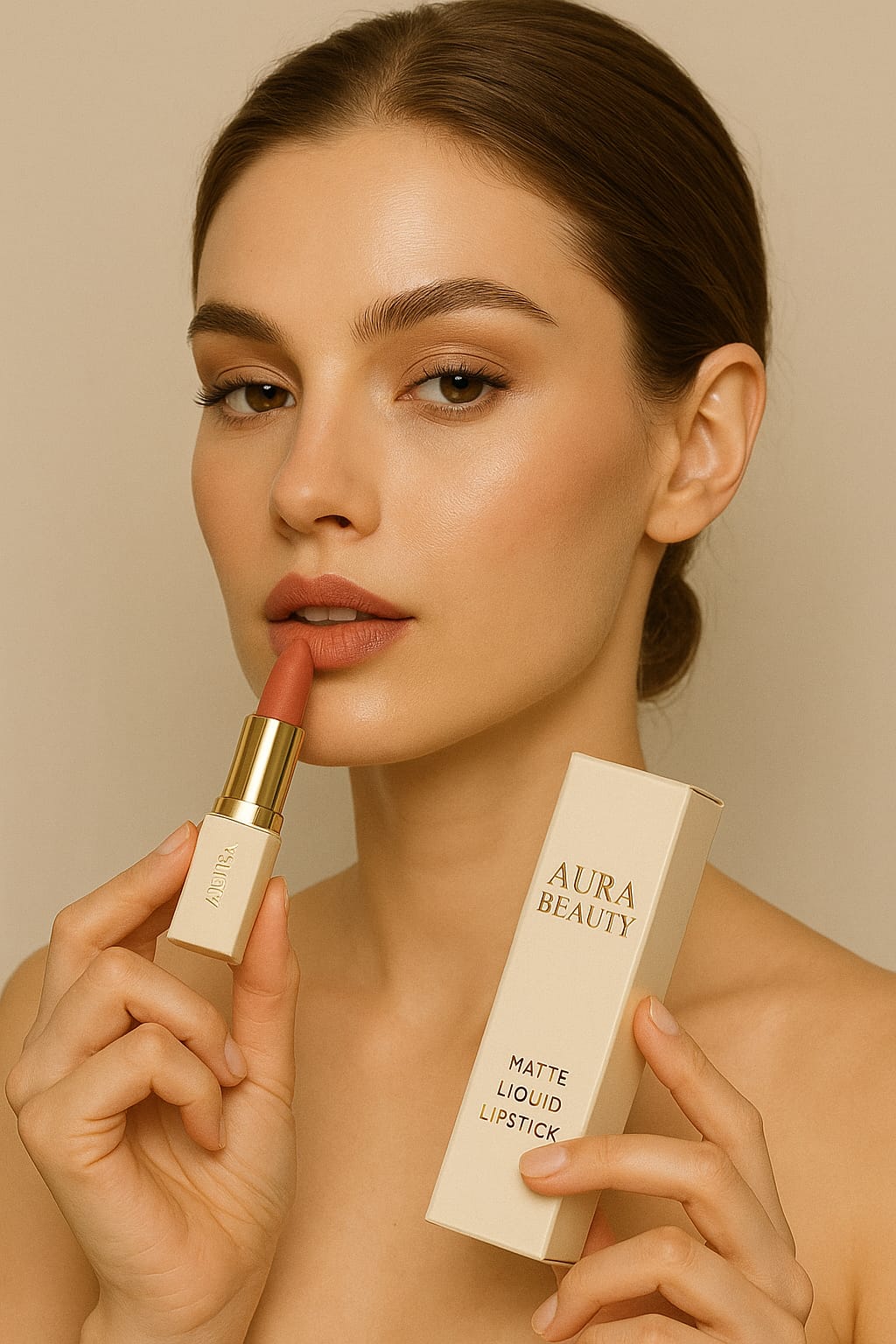 Liquid Lipstick Set: Long-Lasting & Waterproof Lip Gloss by HANDAIYAN - aura beauty cosmetics