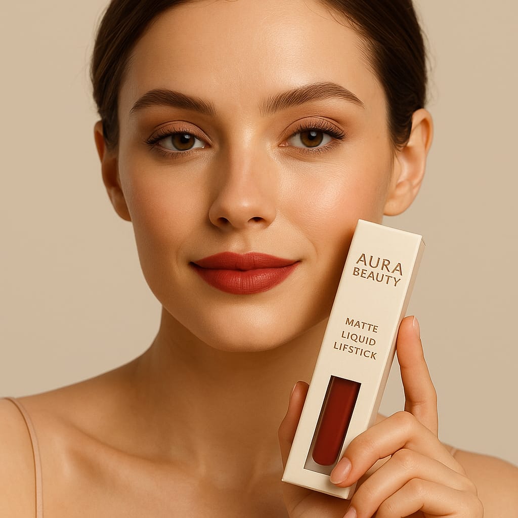 Liquid Lipstick Set: Long-Lasting & Waterproof Lip Gloss by HANDAIYAN - aura beauty cosmetics