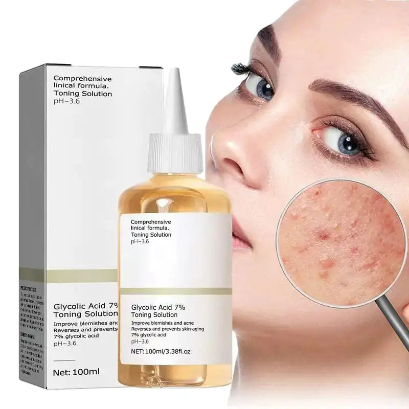 Glycolic Acid 7% Face Toner - Exfoliating & Brightening | Aura Beauty - aura beauty cosmetics