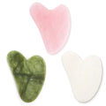 Rose Quartz Gua Sha Facial Massager - Natural Jade | Aura Beauty - aura beauty cosmetics
