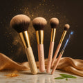 Makeup Brush Set: 15-Pc Pro Kit for Flawless Application | Aura Beauty - aura beauty cosmetics