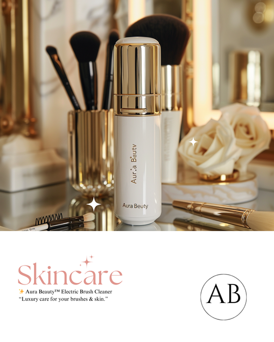 Aura Electric Makeup Brush Cleaner – Fast Drying & Rechargeable