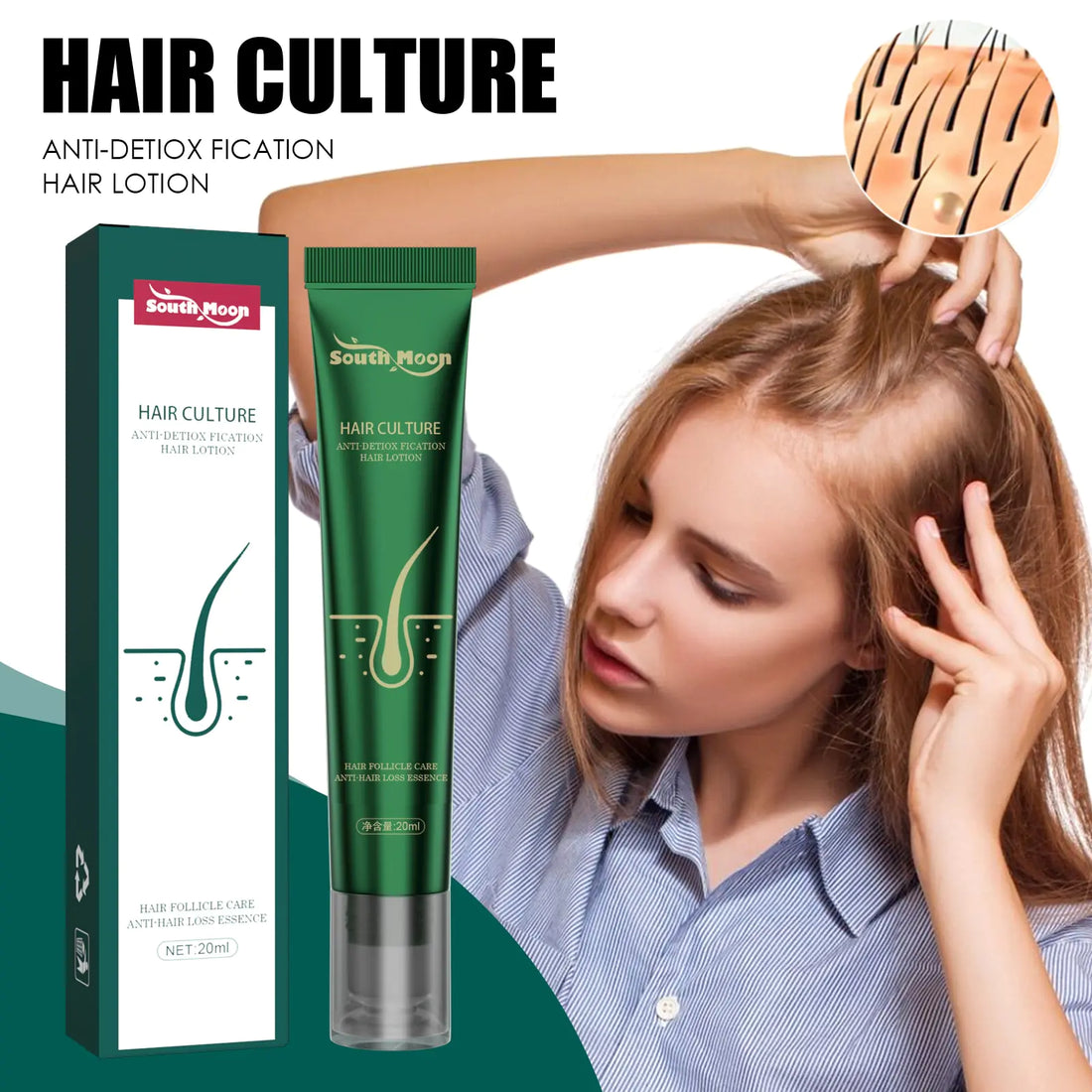 Hair Regrowth Serum, Thicken & Revitalize | Aura Beauty - aura beauty cosmetics