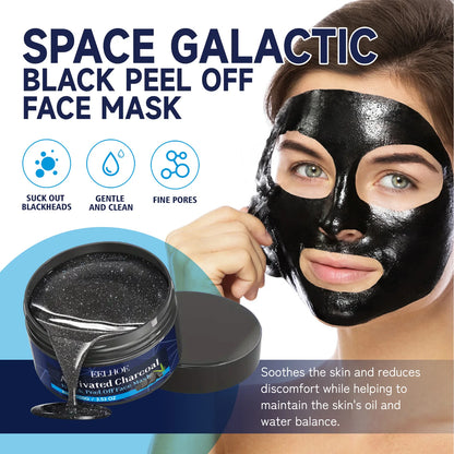 EELHOE Bamboo Charcoal Facial Mask Deep Cleansing Blackhead Remover Mask Peel Face Pore Cleaning Solution Facail Skin Care Mask