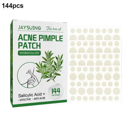 Tea Tree Oil Acne Pimple Patches Translucent Matte Hydrocolloid Salicylic Acid Tea Tree Oil For Inflamed Acne Improve Whiteheads