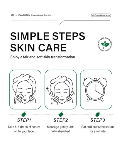 Tea Tree Acne Removal Facial Serum Anti Acne Pimples Remover Black head Pores Shrinking Essential Oil Control Smooth Skin Care