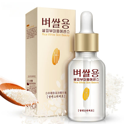 New White Rice Whitening Serum Face Moisturizing Cream Anti Wrinkle Anti Aging Face Fine Lines Acne Treatment Skin Care 15ml