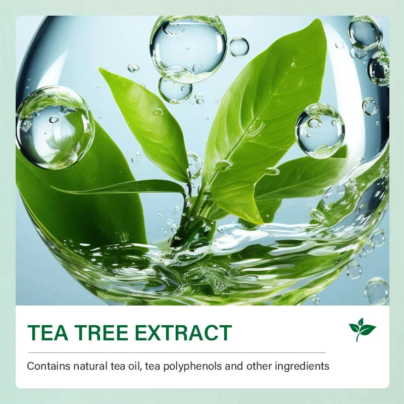 Tea Tree Acne Removal Facial Serum Anti Acne Pimples Remover Black head Pores Shrinking Essential Oil Control Smooth Skin Care