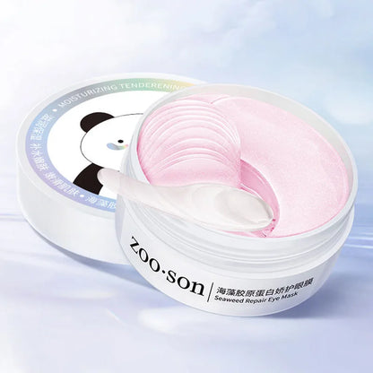 60pcs Caviar Crystal Collagen Gold Eye Mask Anti Dark Circles Moisturizing Firming Eye Bags Women Skin Care Eye Patches