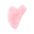 Rose Quartz Gua Sha Facial Massager - Natural Jade | Aura Beauty - aura beauty cosmetics