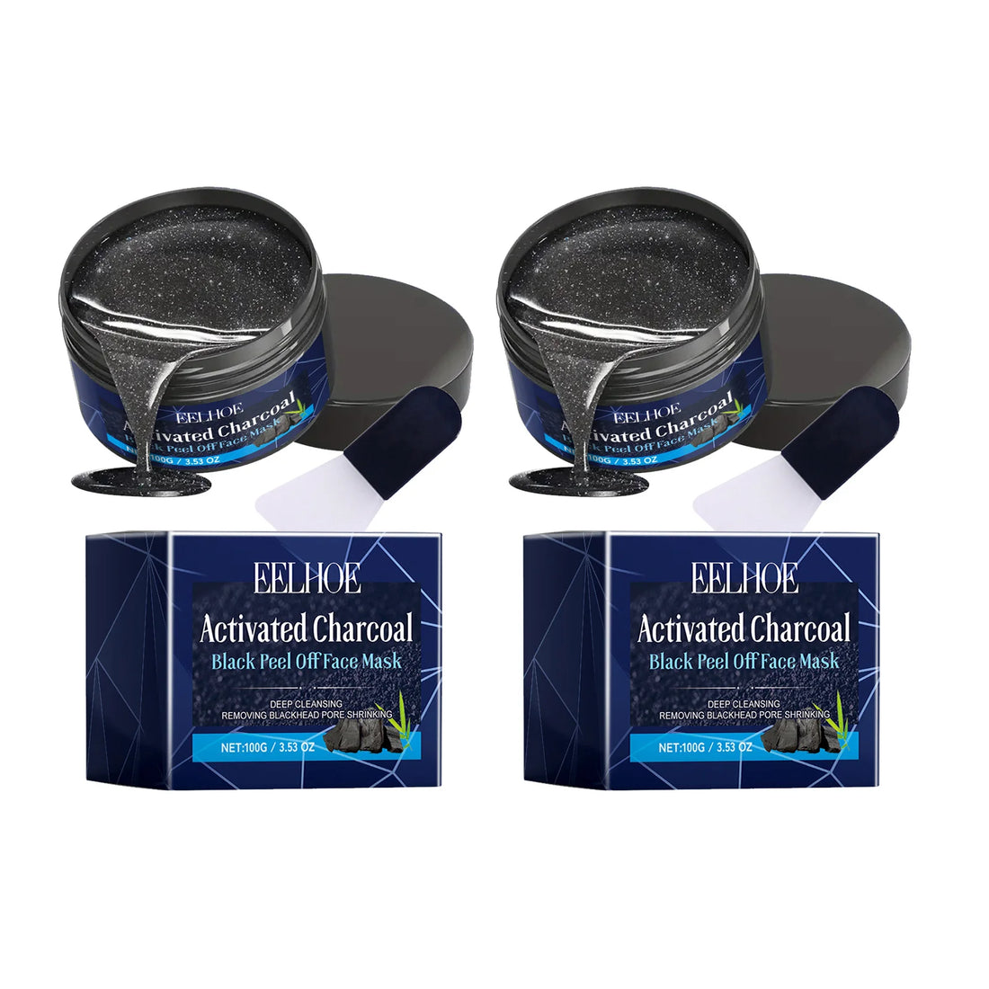 EELHOE Bamboo Charcoal Mask: Deep Cleansing Blackhead Remover for Face - aura beauty cosmetics