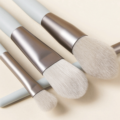 8pcs Travel Women Unicorn Makeup Brushes Set Portable Soft Concealer Beauty Foundation Eye Shadow Tool Eyelash Brush With Bag