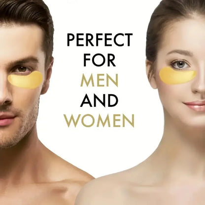 ✨ 24K Gold Collagen Eye Mask – Anti-Dark Circles, Anti-Wrinkle, Hydrating Patches
