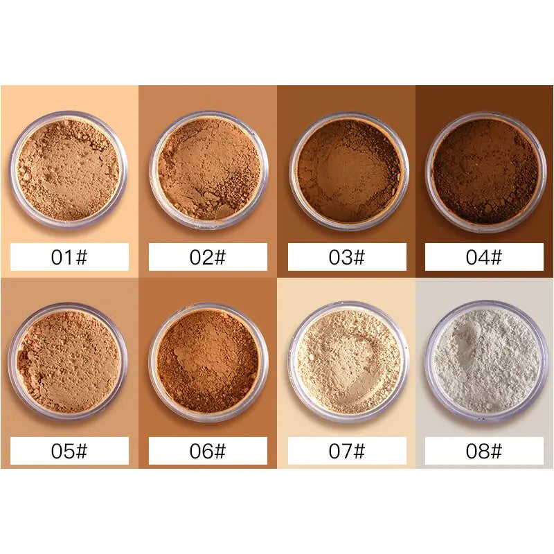 Oil-Control Loose Powder for Dark Skin Tones | Aura Beauty - aura beauty cosmetics