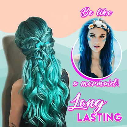 Shampoo colorante per capelli da sirena
