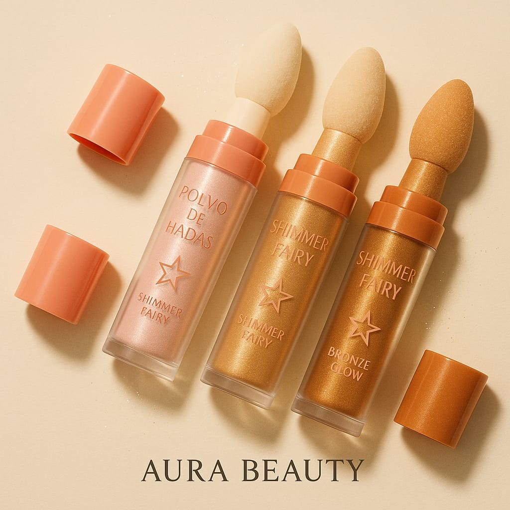 Shimmer Fairy Highlighter – Radiant Face & Body Glow | Aura Beauty