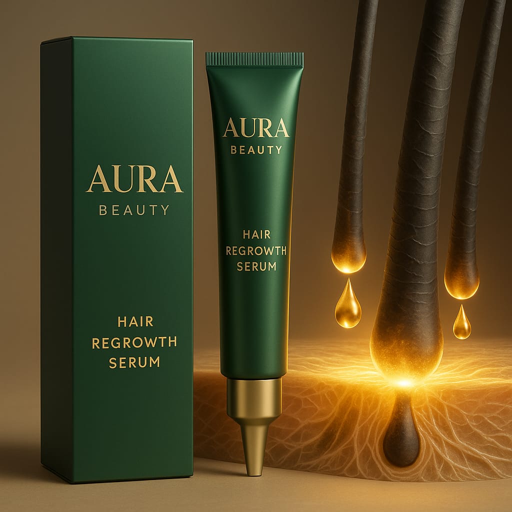 Hair Regrowth Serum – Thicken & Revitalize | Aura Beauty