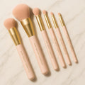 5pcs Makeup Brush Set: Pro Beauty Tools for Flawless Korean Makeup - aura beauty cosmetics