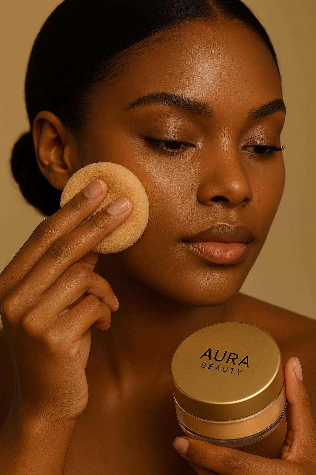 Oil-Control Loose Setting Powder for Dark Skin Tones | Aura Beauty