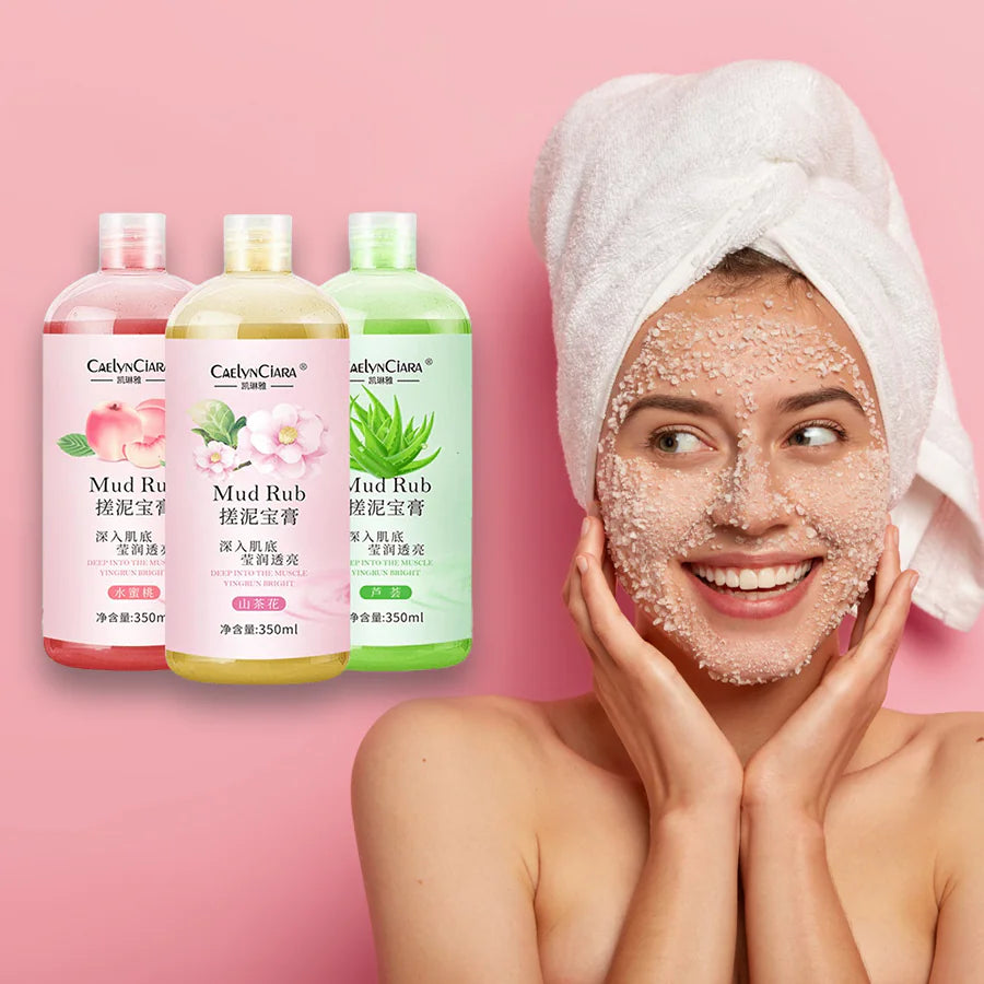 Mud Rub Exfoliator Gel Deep Cleansing & Rejuvenating Skin Treatment - aura beauty cosmetics