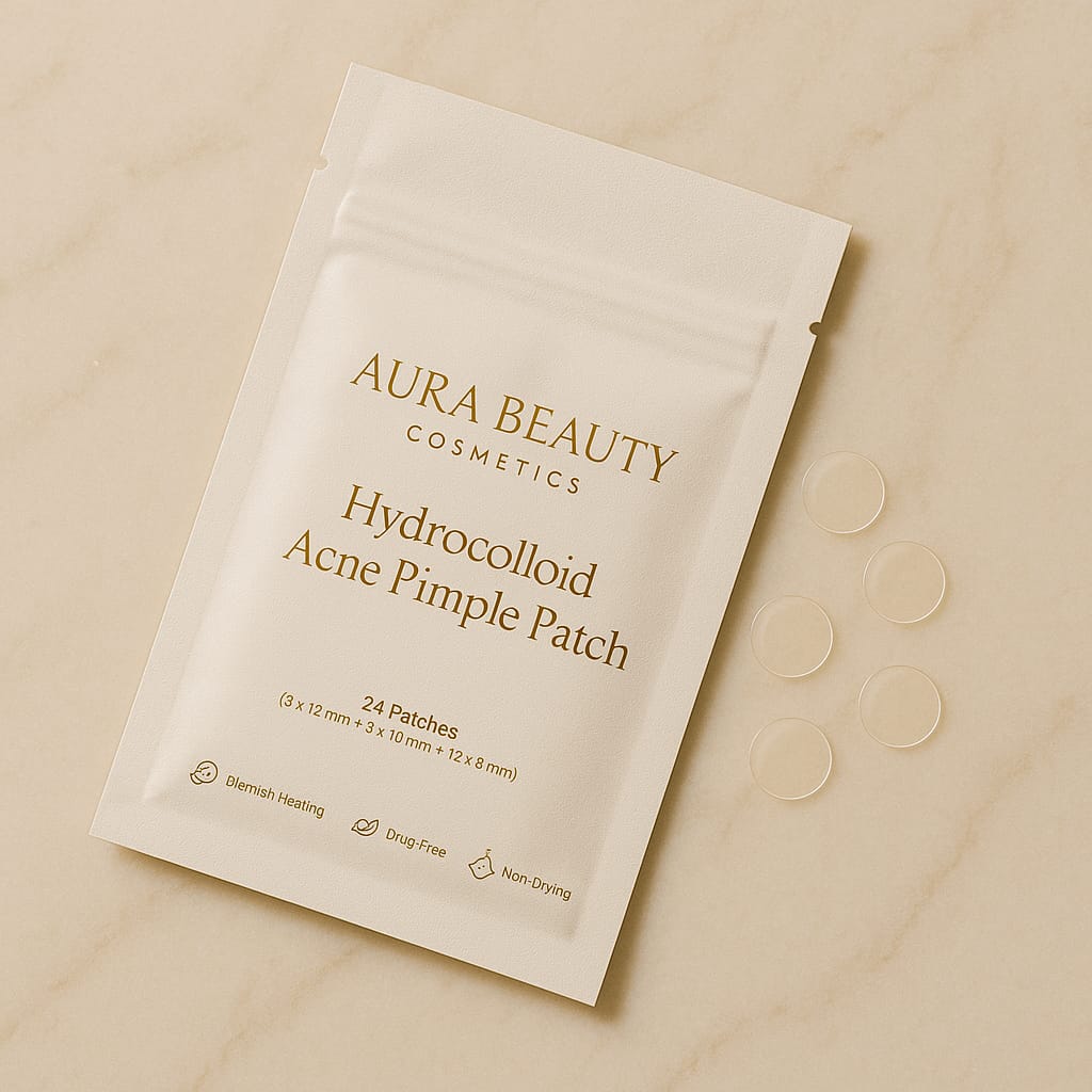 Hydrocolloid Acne Pimple Patch – Overnight Spot Treatment | Aura Beauty
