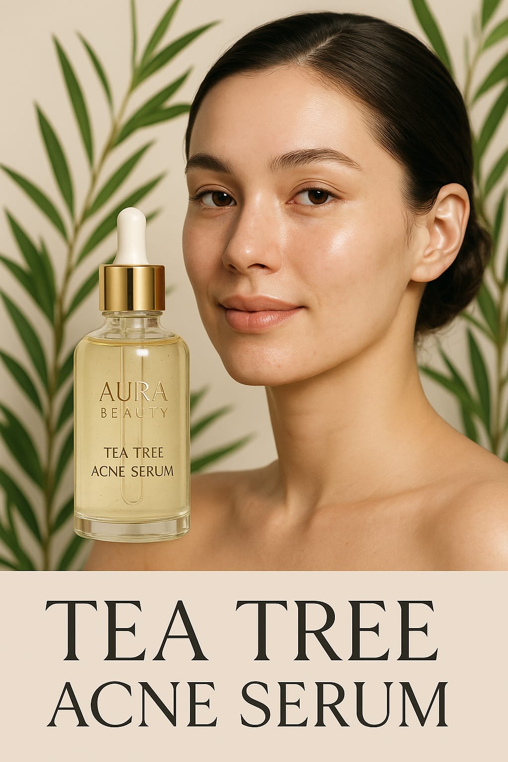 Tea Tree Acne Removal Serum: Anti-Acne & Pore Minimizer - Aura Beauty - aura beauty cosmetics