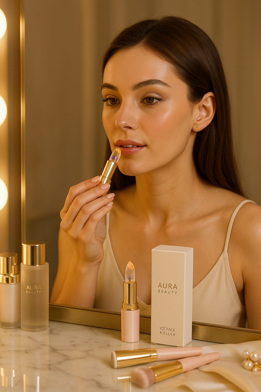 Clear Magic Flower Lipstick pH-Changing & Hydrating | Aura Beauty - aura beauty cosmetics