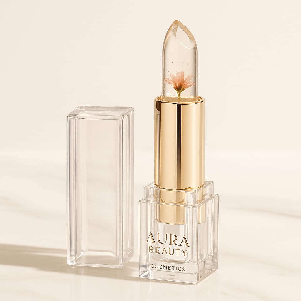 Clear Magic Flower Lipstick pH-Changing & Hydrating | Aura Beauty - aura beauty cosmetics