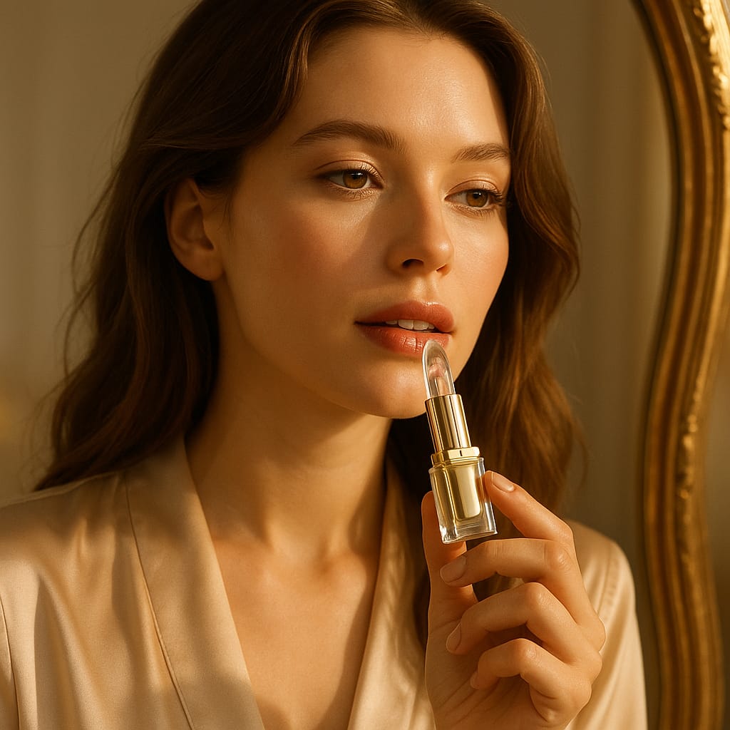 Clear Magic Flower Lipstick – pH Changing, Hydrating & Long-Lasting Glow | Aura Beauty