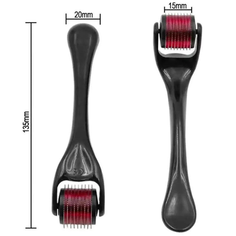 Aura Beauty Microneedle Derma Roller for Face & Skin | 0.25mm Black - aura beauty cosmetics