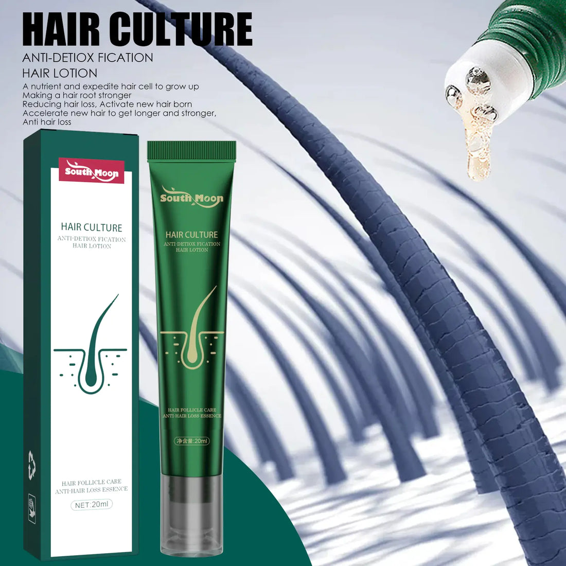 Hair Regrowth Serum, Thicken & Revitalize | Aura Beauty - aura beauty cosmetics